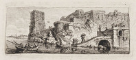 KG 13683
<br/>
Gezicht op stad aan het water
<br/>
<em>Weirotter, François Edmund (1730-1771)</em>